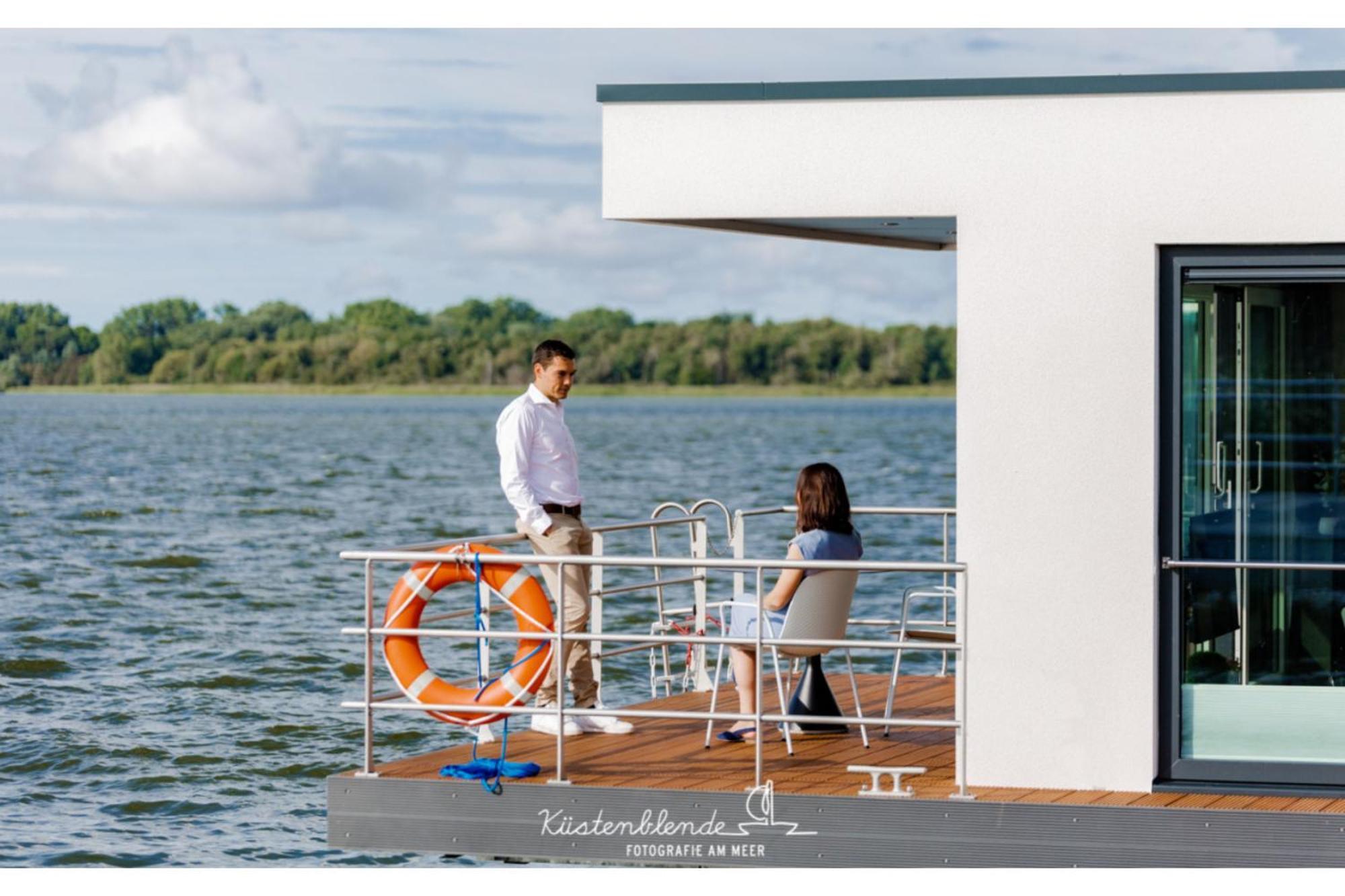 Ostsee Hausboot - Kranichnest Lp1 Ribnitz-Damgarten Exterior photo